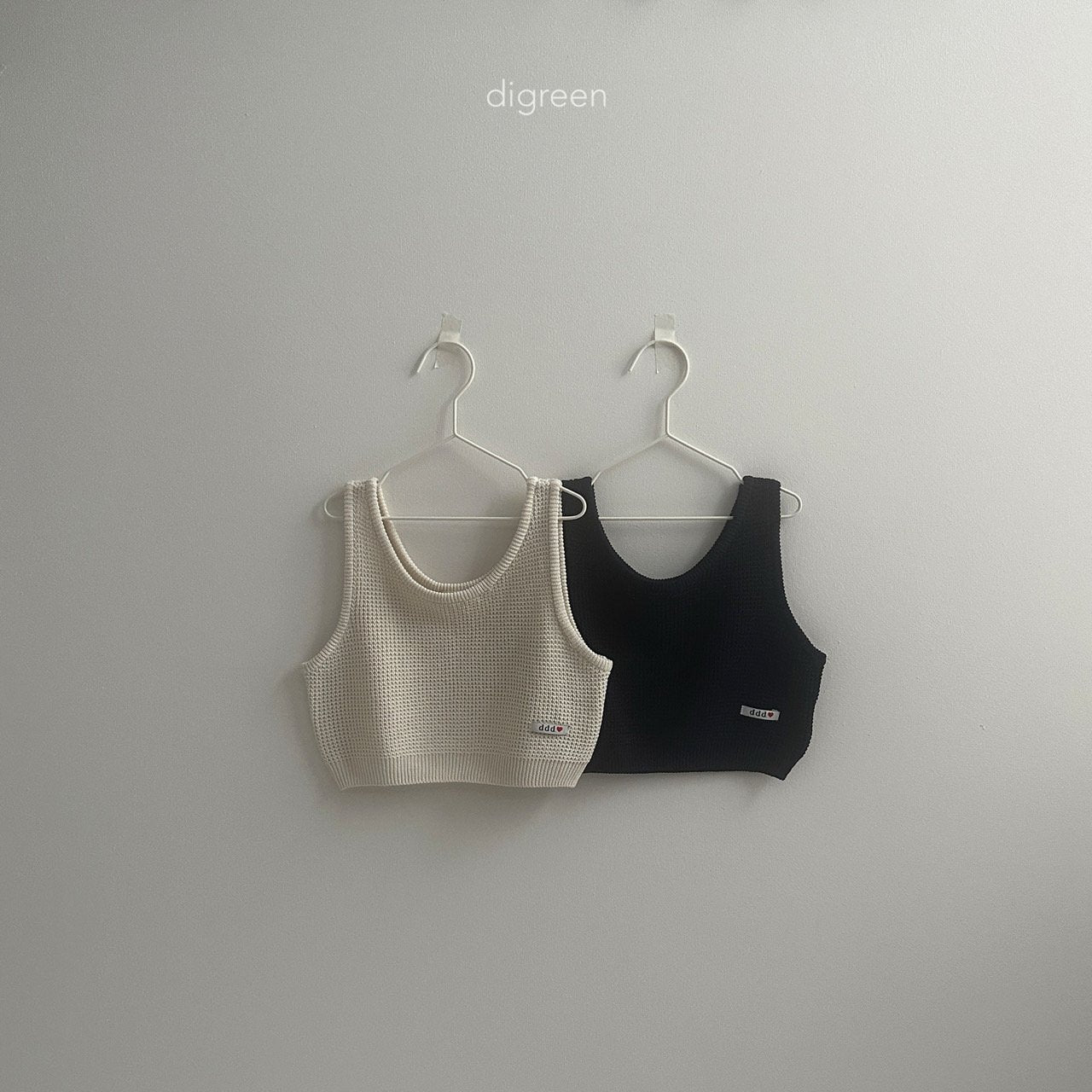［digreen］Flutter knit vest