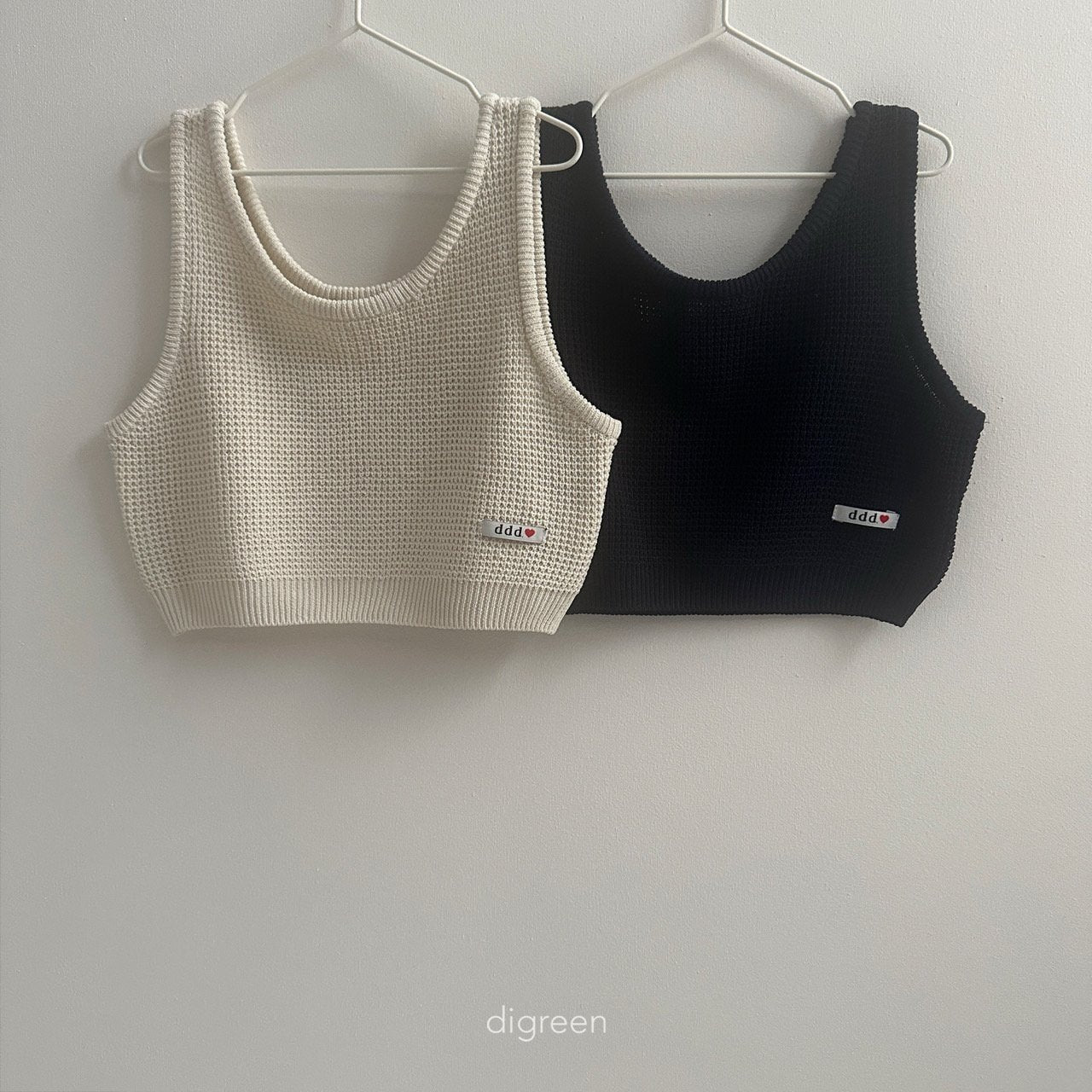 ［digreen］Flutter knit vest