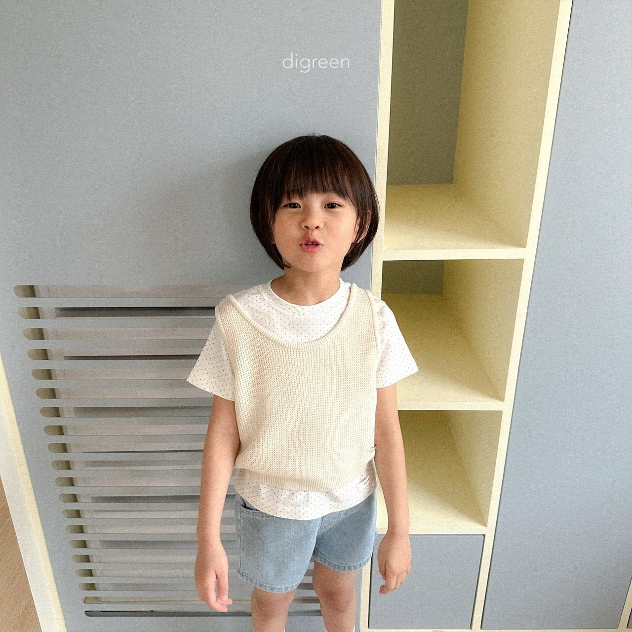 ［digreen］Tiny dots tee