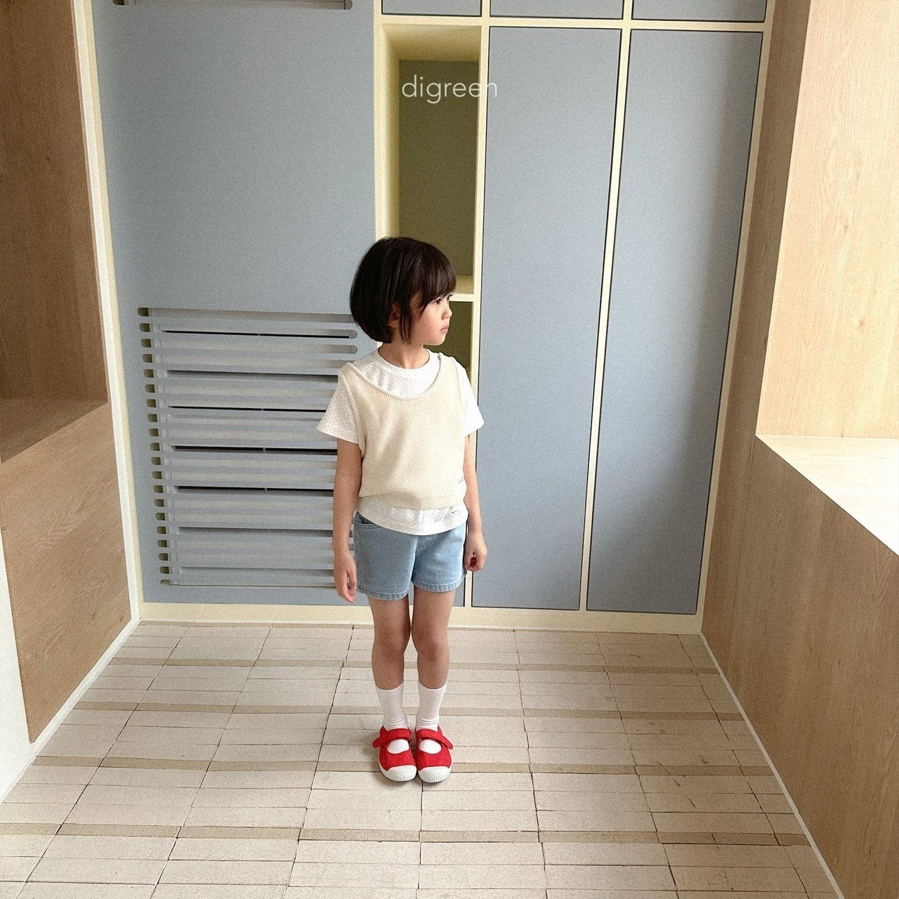［digreen］Tiny dots tee