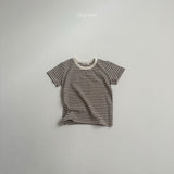 ［digreen］Preppy stripe tee