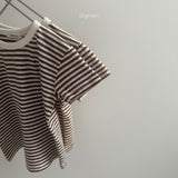［digreen］Preppy stripe tee