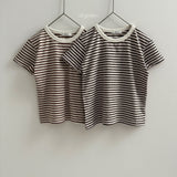 ［digreen］Preppy stripe tee