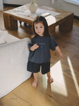 ［MELMEL］Pintuck denim short pants