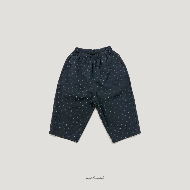 ［MELMEL］Flower summer pants