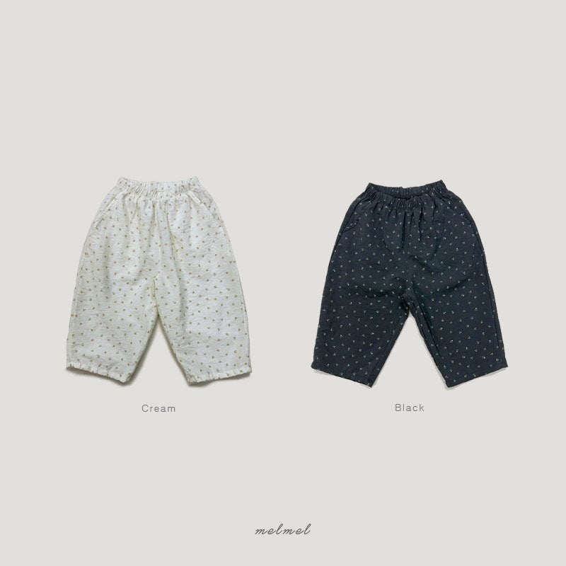［MELMEL］Flower summer pants