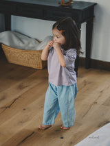 ［MELMEL］Loose fit denim pants