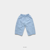 ［MELMEL］Loose fit denim pants