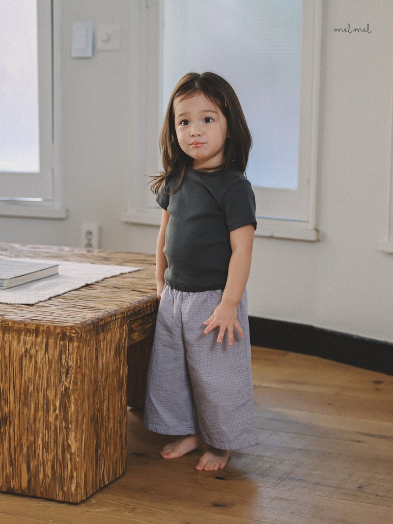 ［MELMEL］Rib tee