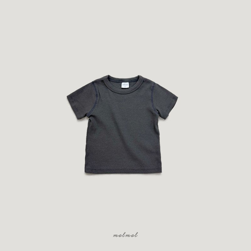 ［MELMEL］Rib tee