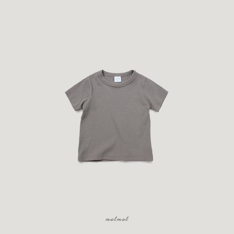 ［MELMEL］Rib tee