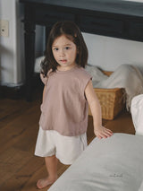 ［MELMEL］Terry line short pants