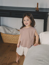 ［MELMEL］Terry line short pants