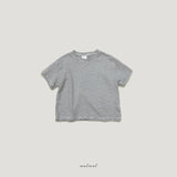 ［MELMEL］Stripe 1/2 tee