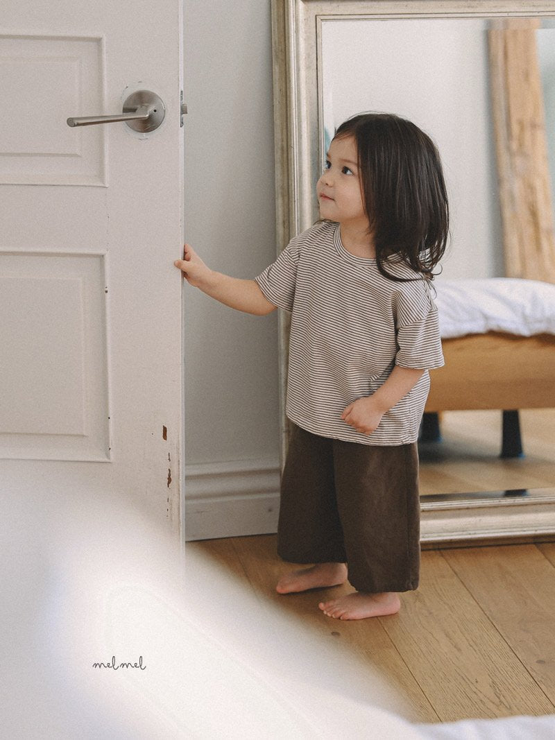 ［MELMEL］Linen 9 pants