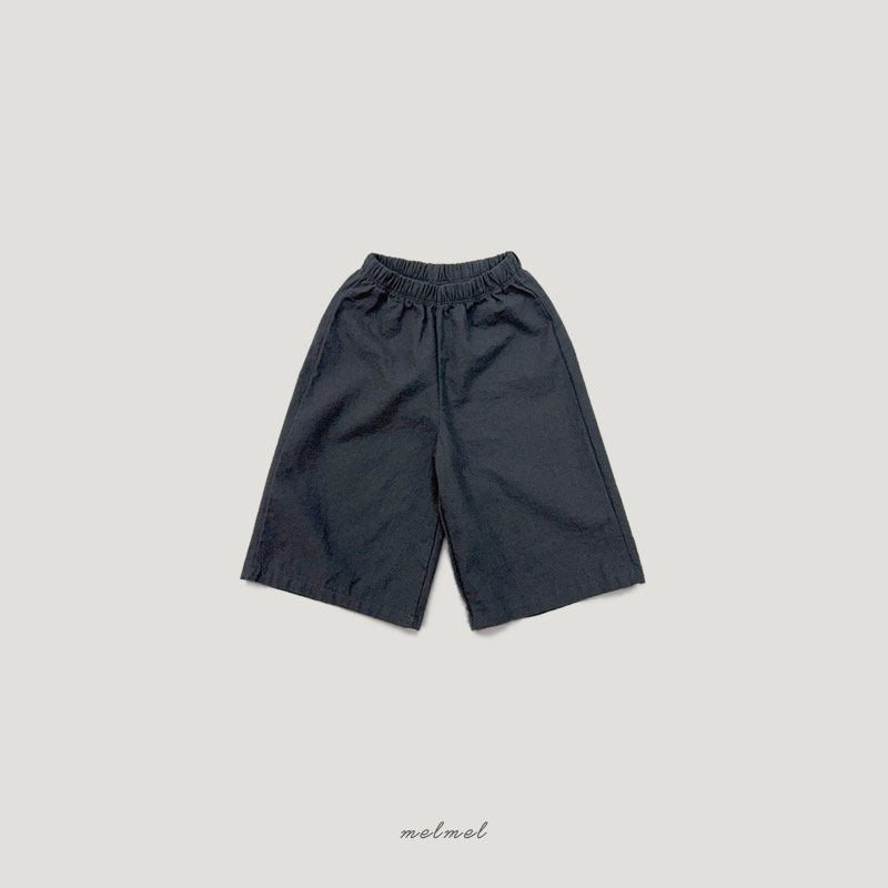 ［MELMEL］Linen 9 pants