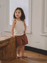 ［MELMEL］Cotton short pants