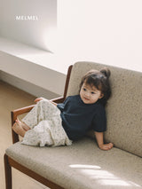 ［MELMEL］Loose fit short tee