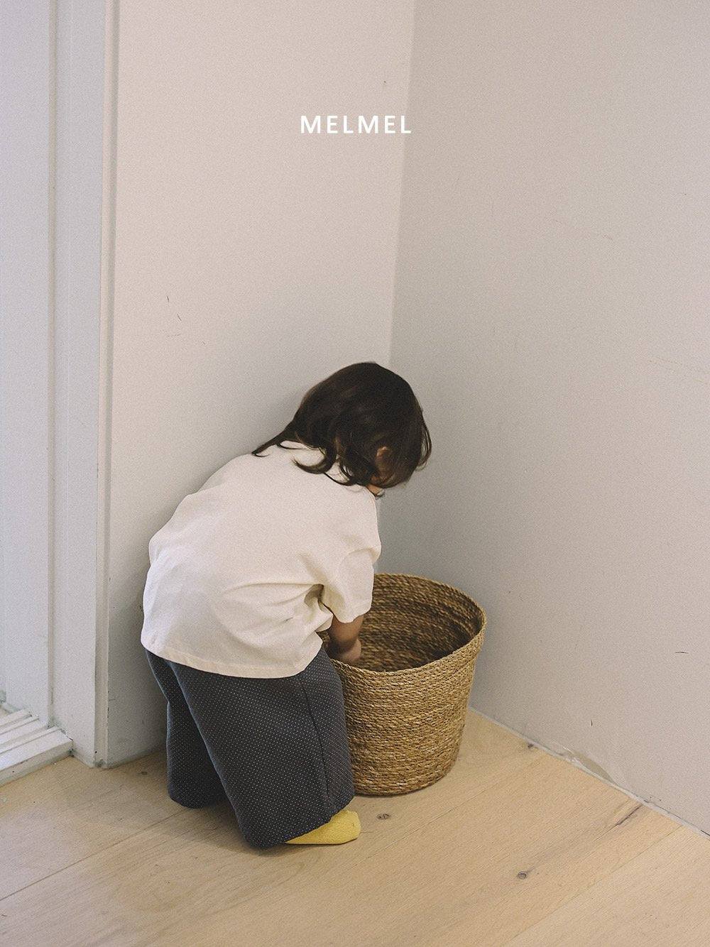 ［MELMEL］Loose fit short tee