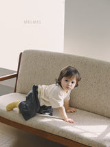 ［MELMEL］Loose fit short tee