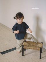 ［MELMEL］Loose fit short tee
