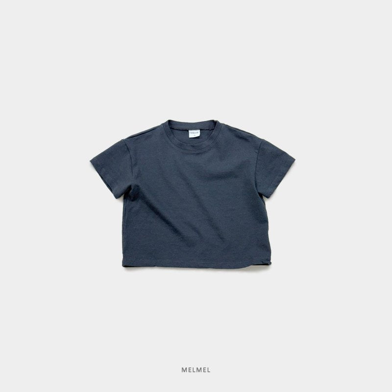 ［MELMEL］Loose fit short tee