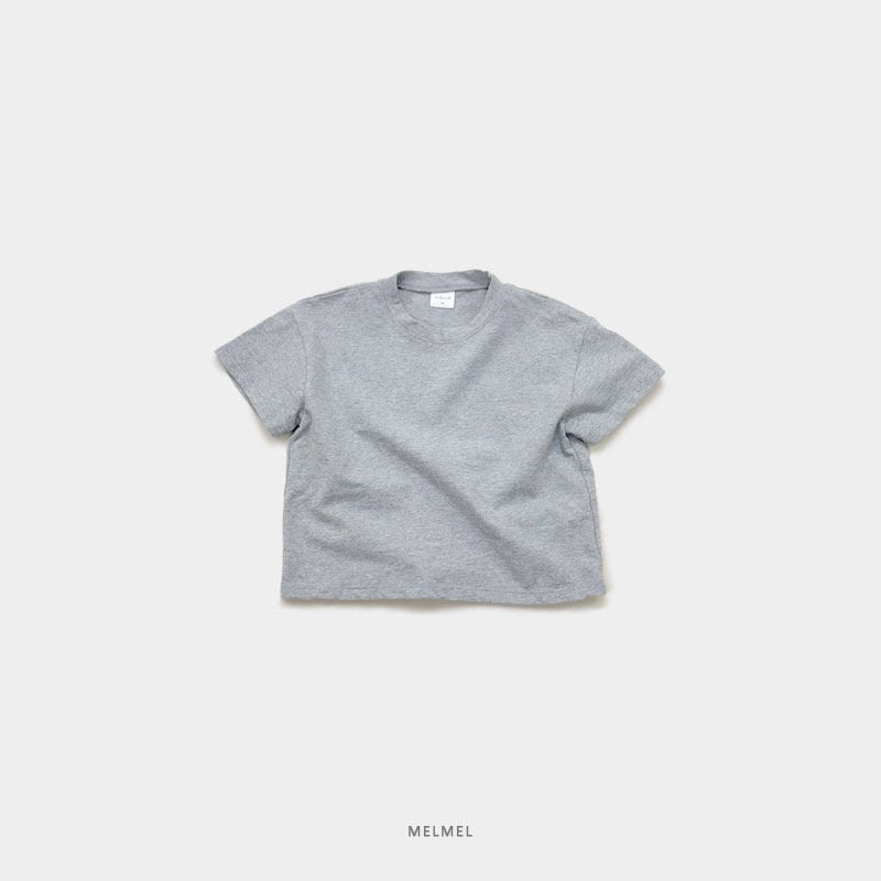 ［MELMEL］Loose fit short tee