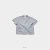 ［MELMEL］Loose fit short tee