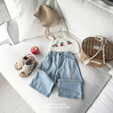 ［ninibello］Cherry sleeveless knit