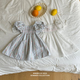［ninibello］Emboidery smock one-piece