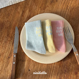 ［ninibello］Lettering socks set