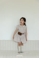 ［aladin］Flower collar blouse