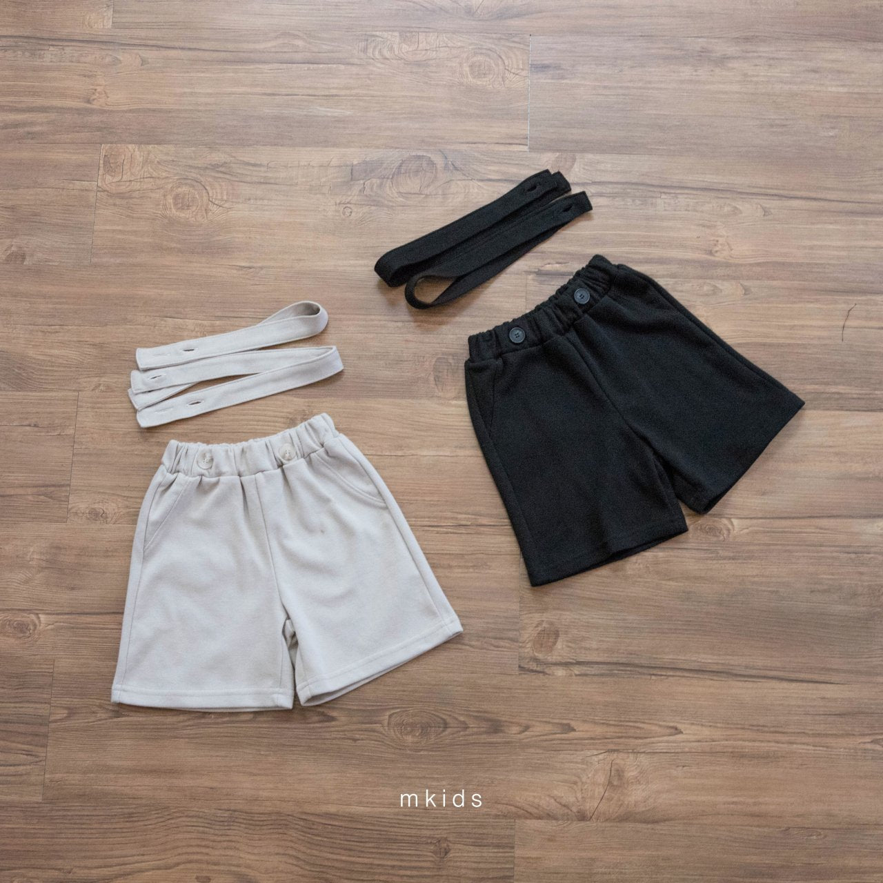 ［mkids］Julian suspender pants