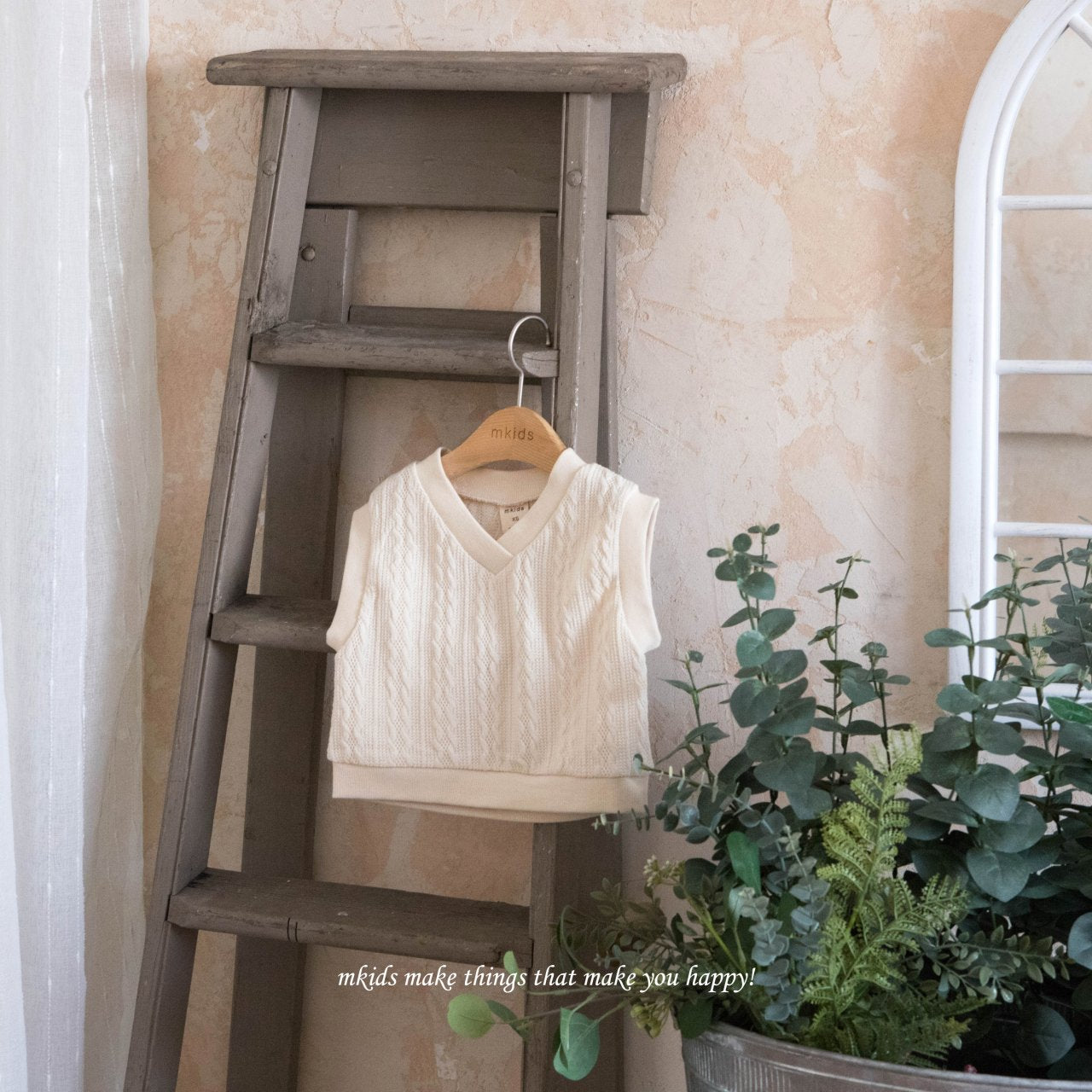 ［mkids］Tommy knit vest