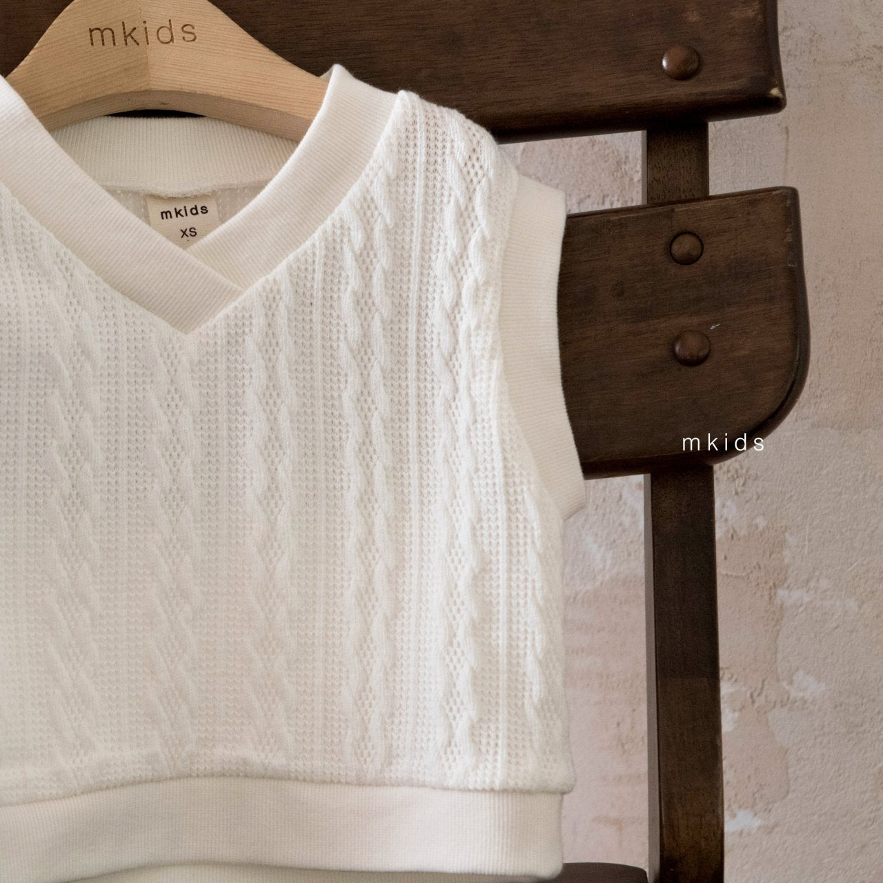 ［mkids］Tommy knit vest
