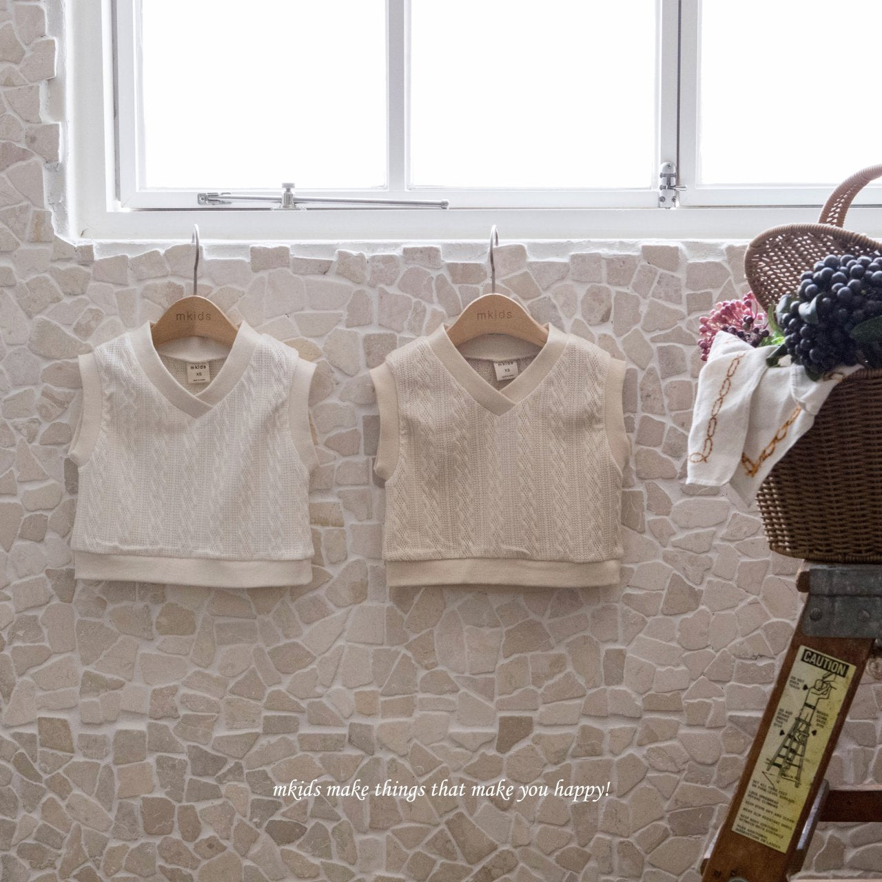 ［mkids］Tommy knit vest