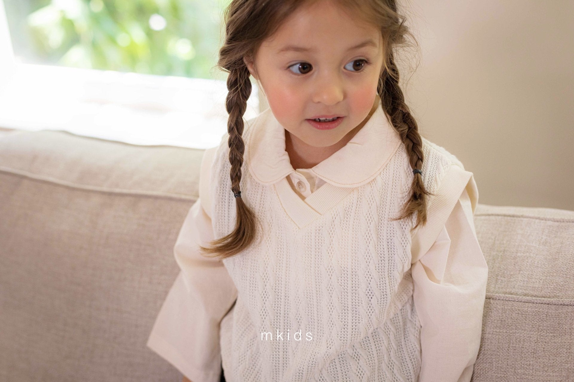 ［mkids］Tommy knit vest