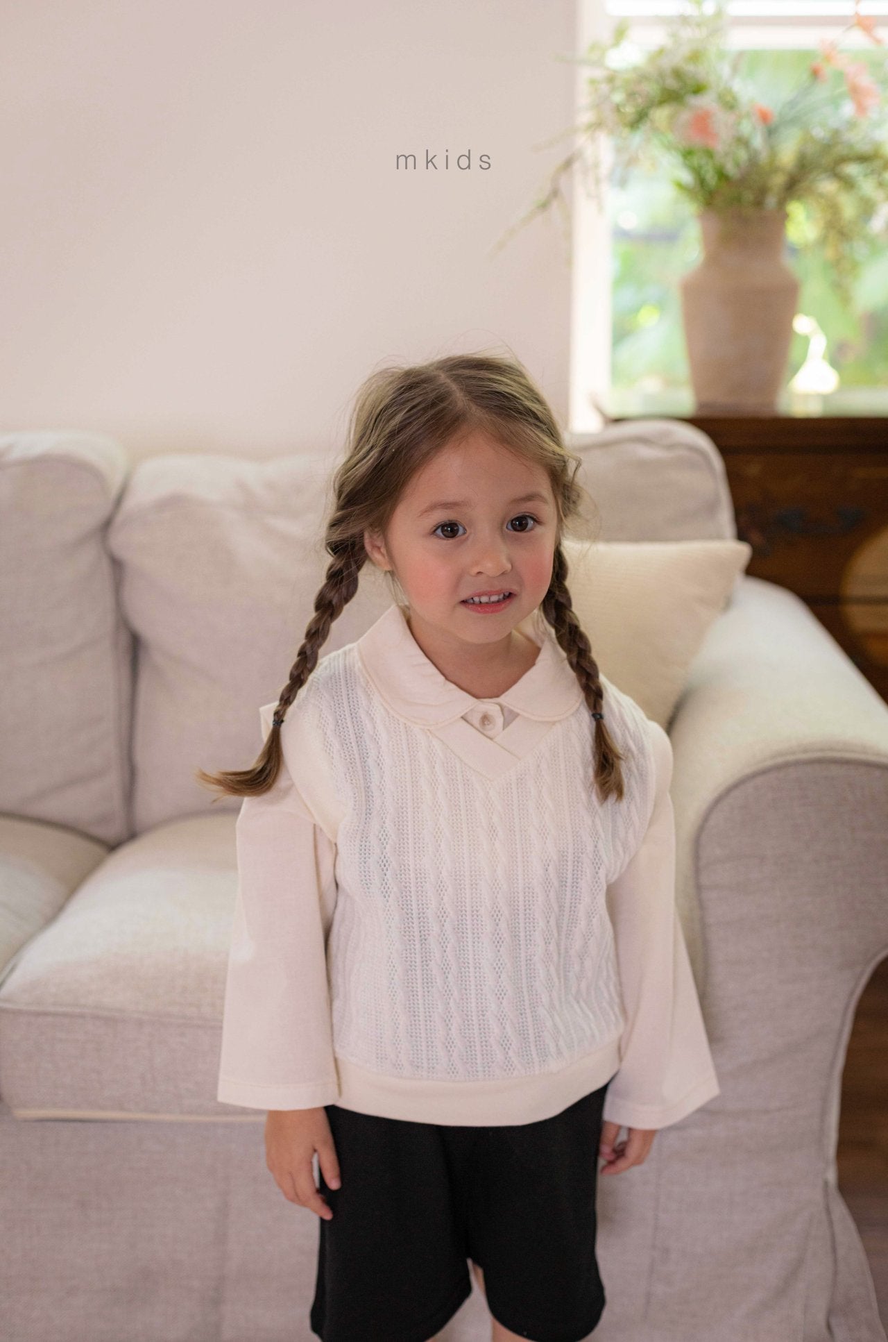 ［mkids］Tommy knit vest