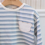 ［mkids］Bear stripe tee