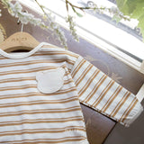 ［mkids］Bear stripe tee