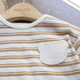 ［mkids］Bear stripe tee