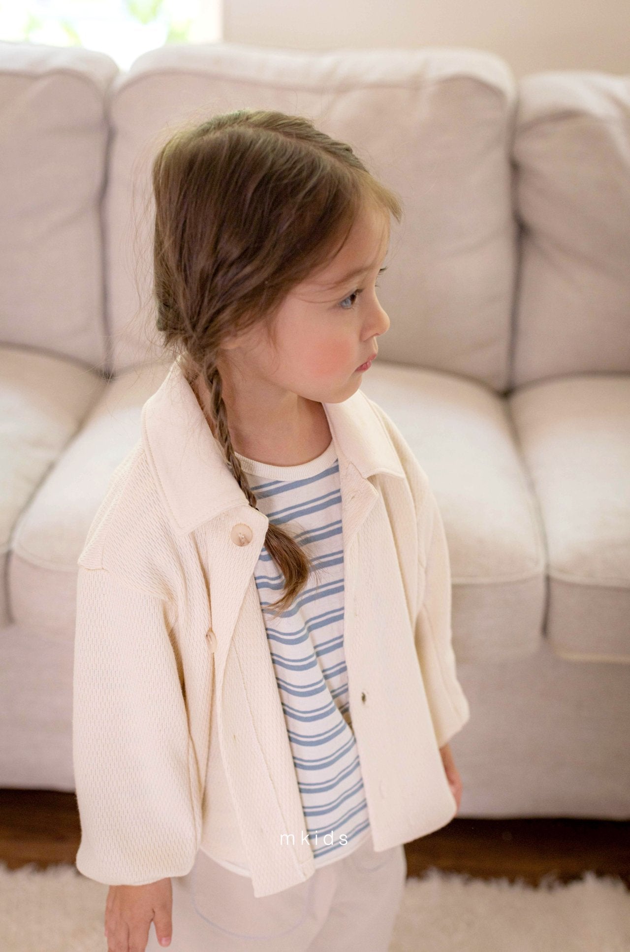 ［mkids］Bear stripe tee