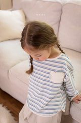 ［mkids］Bear stripe tee