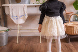 ［mkids］Flora lace skirt