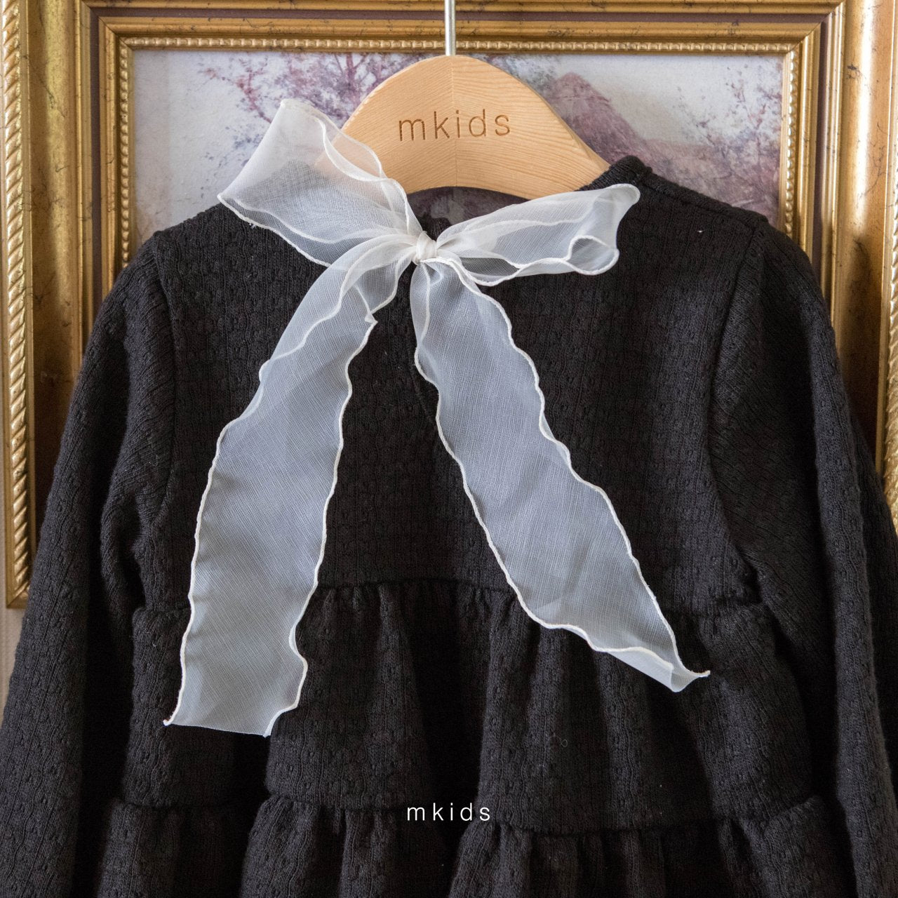 ［mkids］Irene ribbon blouse