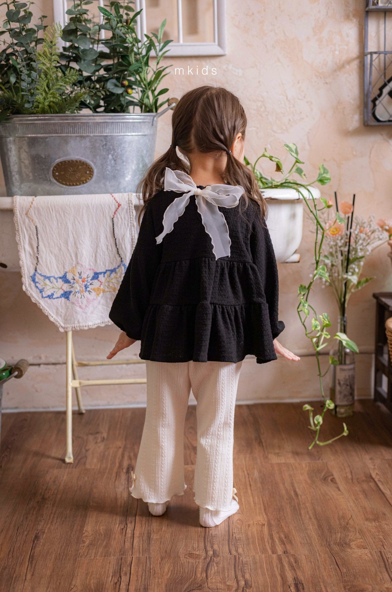 ［mkids］Irene ribbon blouse