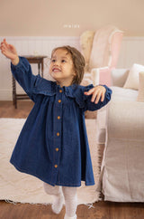［mkids］Becky denim one-piece