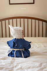 ［mkids］Flower lace apron