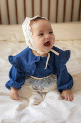 ［mkids］Flower lace apron