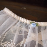 ［mkids］Flower lace apron